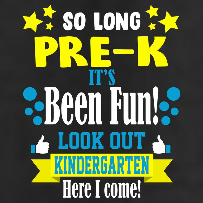 So Long Pre-K It's Been Fun Here I Come Kindergarten Cool Comfort Performance Bucket Hat