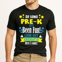 So Long Pre-K It's Been Fun Here I Come Kindergarten Cooling Performance Crew T-Shirt