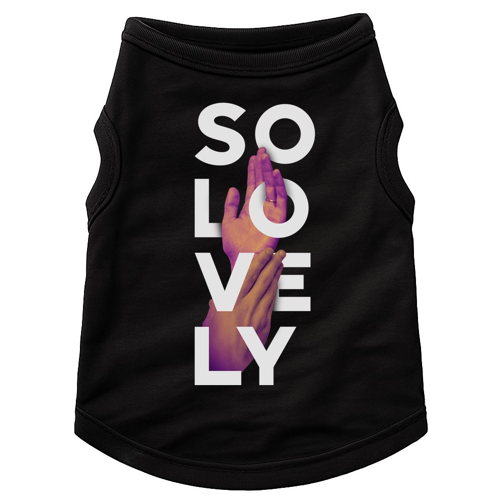 So Lovely Hand Doggie Tank