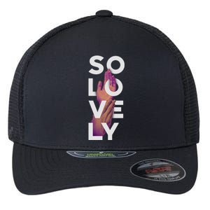 So Lovely Hand Flexfit Unipanel Trucker Cap