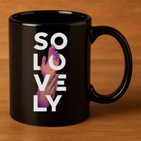 So Lovely Hand 11oz C Handle Ceramic Mug