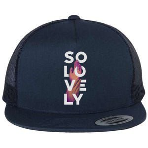 So Lovely Hand Flat Bill Trucker Hat