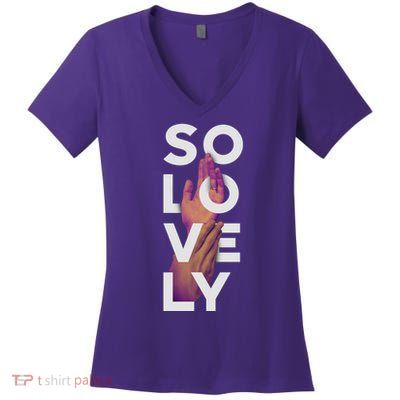 So Lovely Hand Women's V-Neck T-Shirt