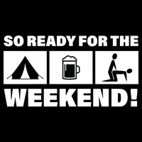 So Ready For The Weekend Camping Beer Premium T-Shirt