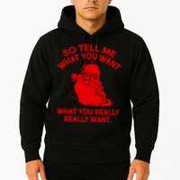 So Tell Me What You Really Want Santa Claus Hoodie