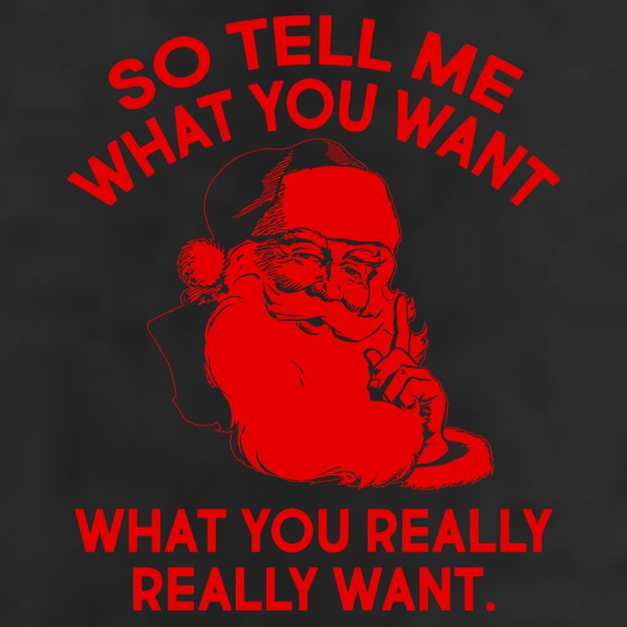 So Tell Me What You Really Want Santa Claus Tumbler