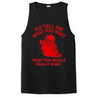 So Tell Me What You Really Want Santa Claus PosiCharge Competitor Tank