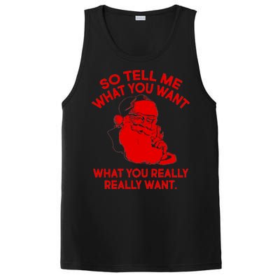 So Tell Me What You Really Want Santa Claus PosiCharge Competitor Tank