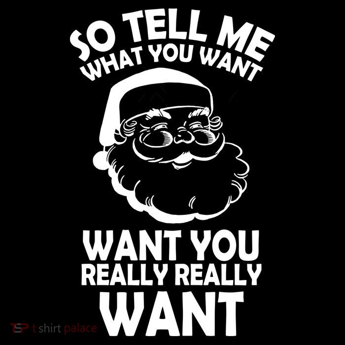 So Tell Me What You Want Funny Santa` Flexfit Unipanel Trucker Cap
