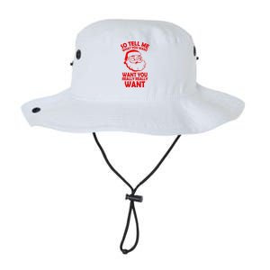 So Tell Me What You Want Funny Santa` Legacy Cool Fit Booney Bucket Hat