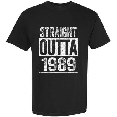 Straight Outta 1989  34th Birthday  Garment-Dyed Heavyweight T-Shirt