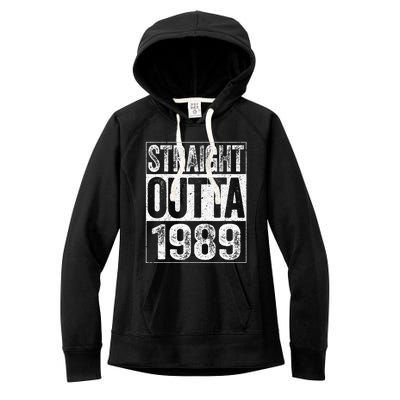 Straight Outta 1989  34th Birthday  Women's Fleece Hoodie