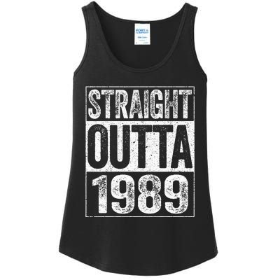 Straight Outta 1989  34th Birthday  Ladies Essential Tank