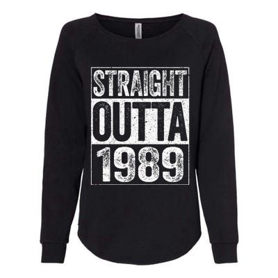 Straight Outta 1989  34th Birthday  Womens California Wash Sweatshirt