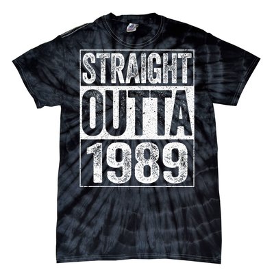 Straight Outta 1989  34th Birthday  Tie-Dye T-Shirt