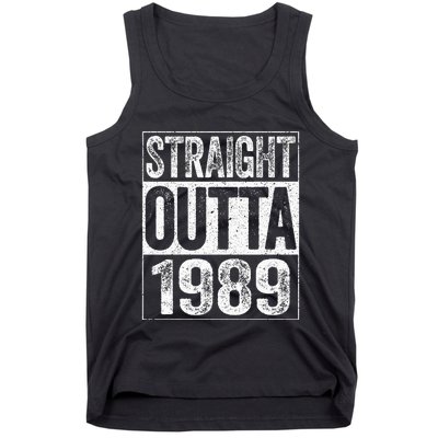 Straight Outta 1989  34th Birthday  Tank Top