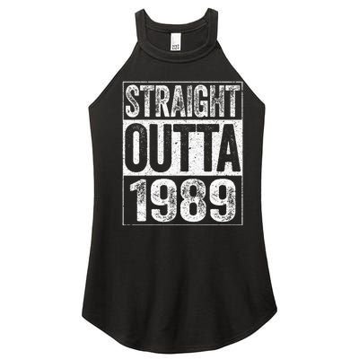 Straight Outta 1989  34th Birthday  Women's Perfect Tri Rocker Tank