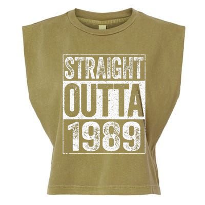 Straight Outta 1989  34th Birthday  Garment-Dyed Women's Muscle Tee