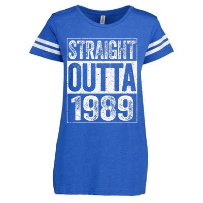 Straight Outta 1989  34th Birthday  Enza Ladies Jersey Football T-Shirt