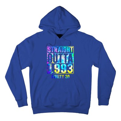 Straight Outta 1993 Dirty Thirty Funny 30th Birthday Gift Hoodie