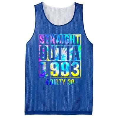 Straight Outta 1993 Dirty Thirty Funny 30th Birthday Gift Mesh Reversible Basketball Jersey Tank