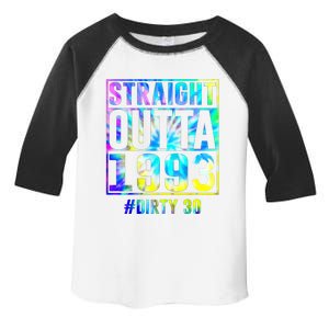 Straight Outta 1993 Dirty Thirty Funny 30th Birthday Gift Toddler Fine Jersey T-Shirt