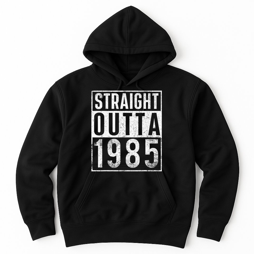 Straight Outta 1985 Year Of Birth Birthday Hoodie