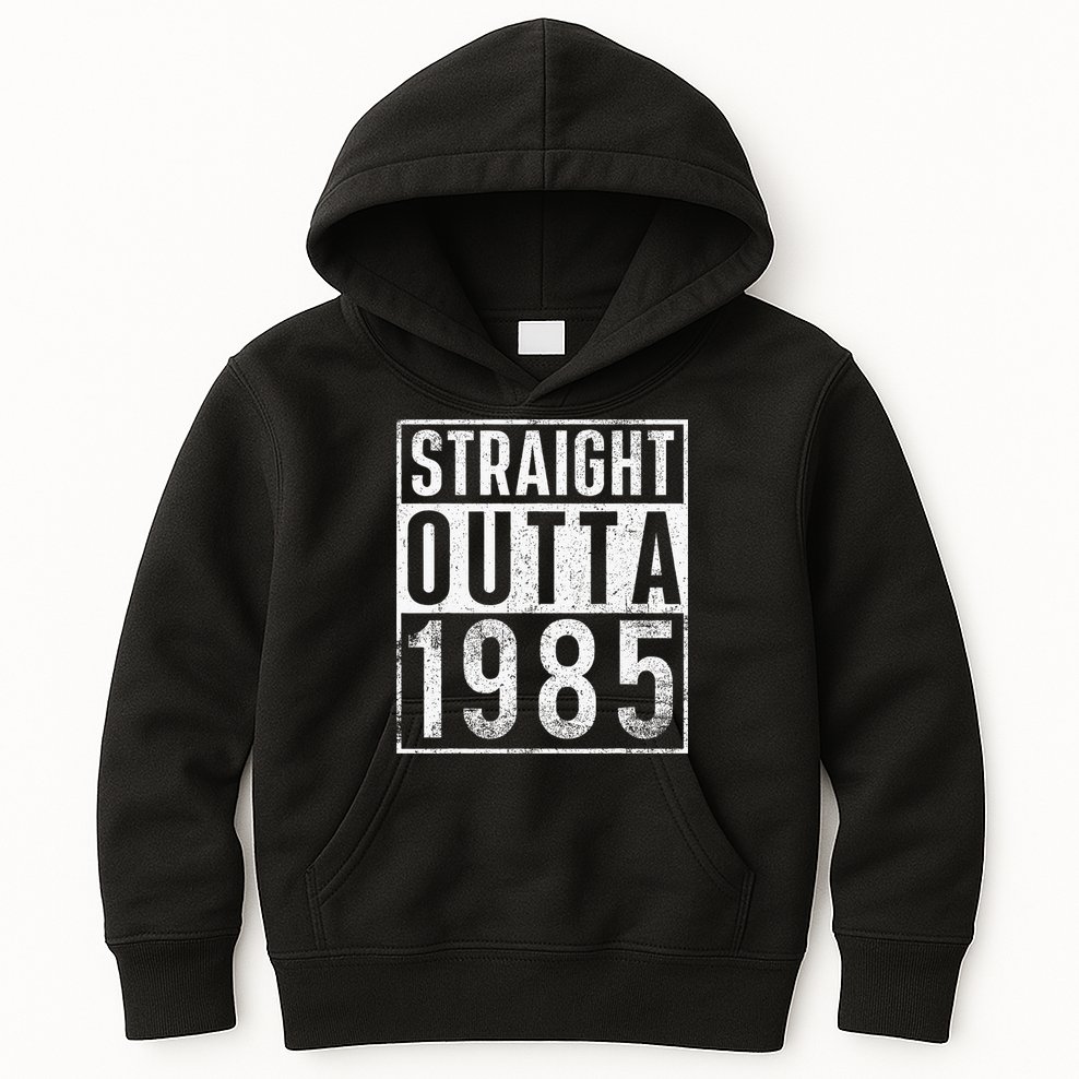 Straight Outta 1985 Year Of Birth Birthday Kids Hoodie