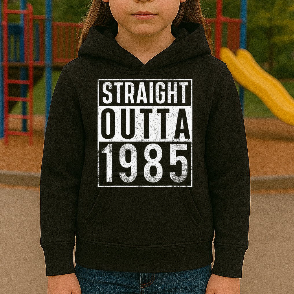 Straight Outta 1985 Year Of Birth Birthday Kids Hoodie