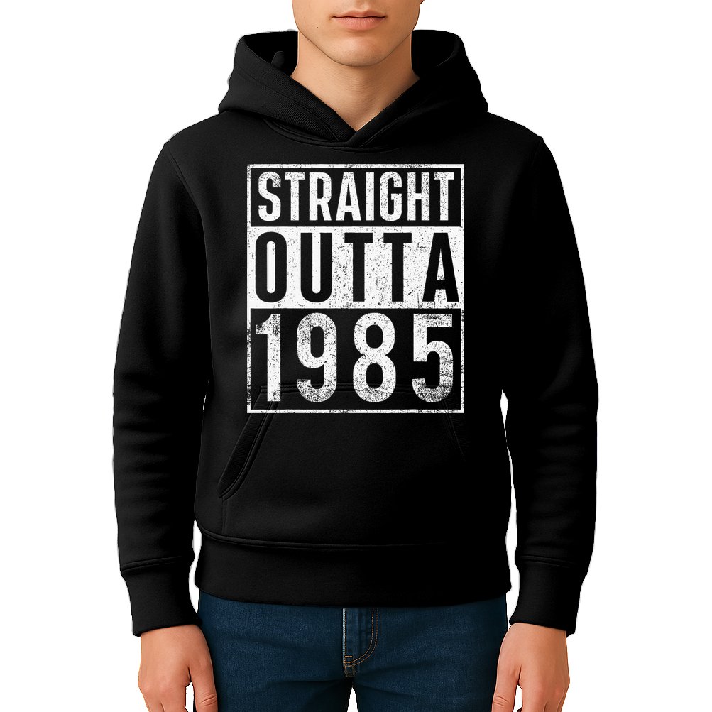 Straight Outta 1985 Year Of Birth Birthday Kids Hoodie