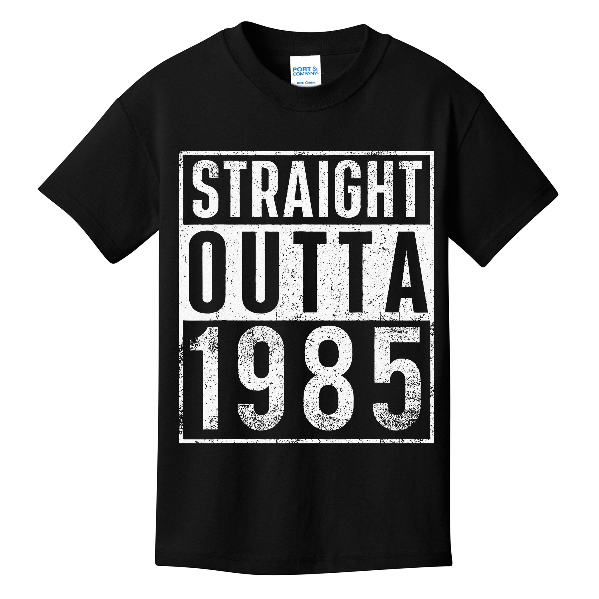 Straight Outta 1985 Year Of Birth Birthday Kids T-Shirt