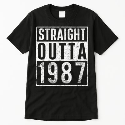 Straight Outta 1987 Year Of Birth Birthday Tall T-Shirt
