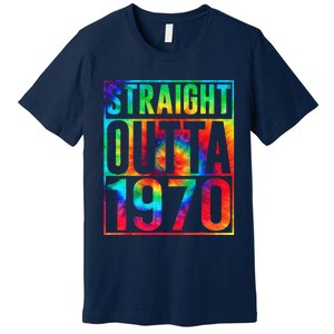 Straight Outta 1970 Dirty Thirty Funny 53rd Birthday Gift Premium T-Shirt