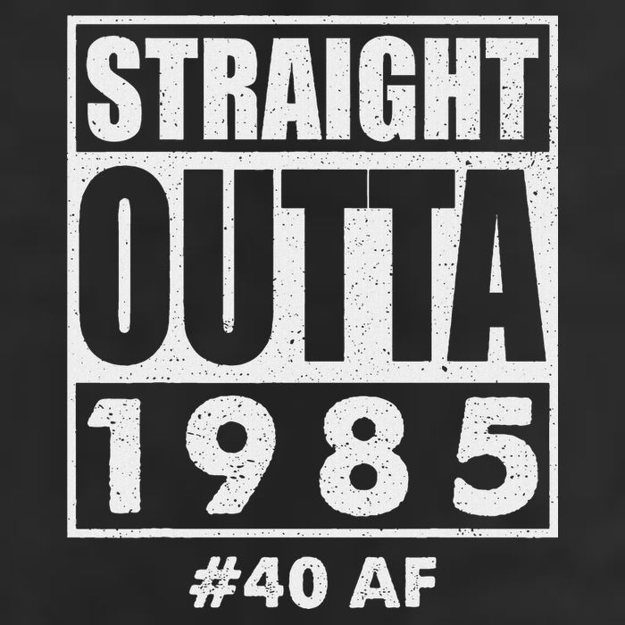 Straight Outta 1985 40 Af Happy 40th Birthday 1985 7 Panel Mesh Trucker Snapback Hat