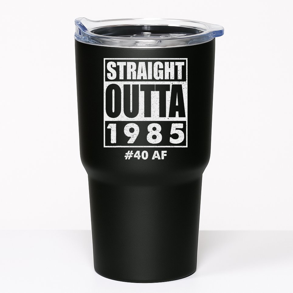 Straight Outta 1985 40 Af Happy 40th Birthday 1985 Tumbler