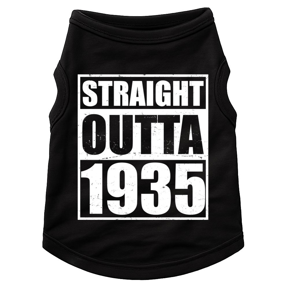 Straight Outta 1935 90th Birthday Doggie Tank