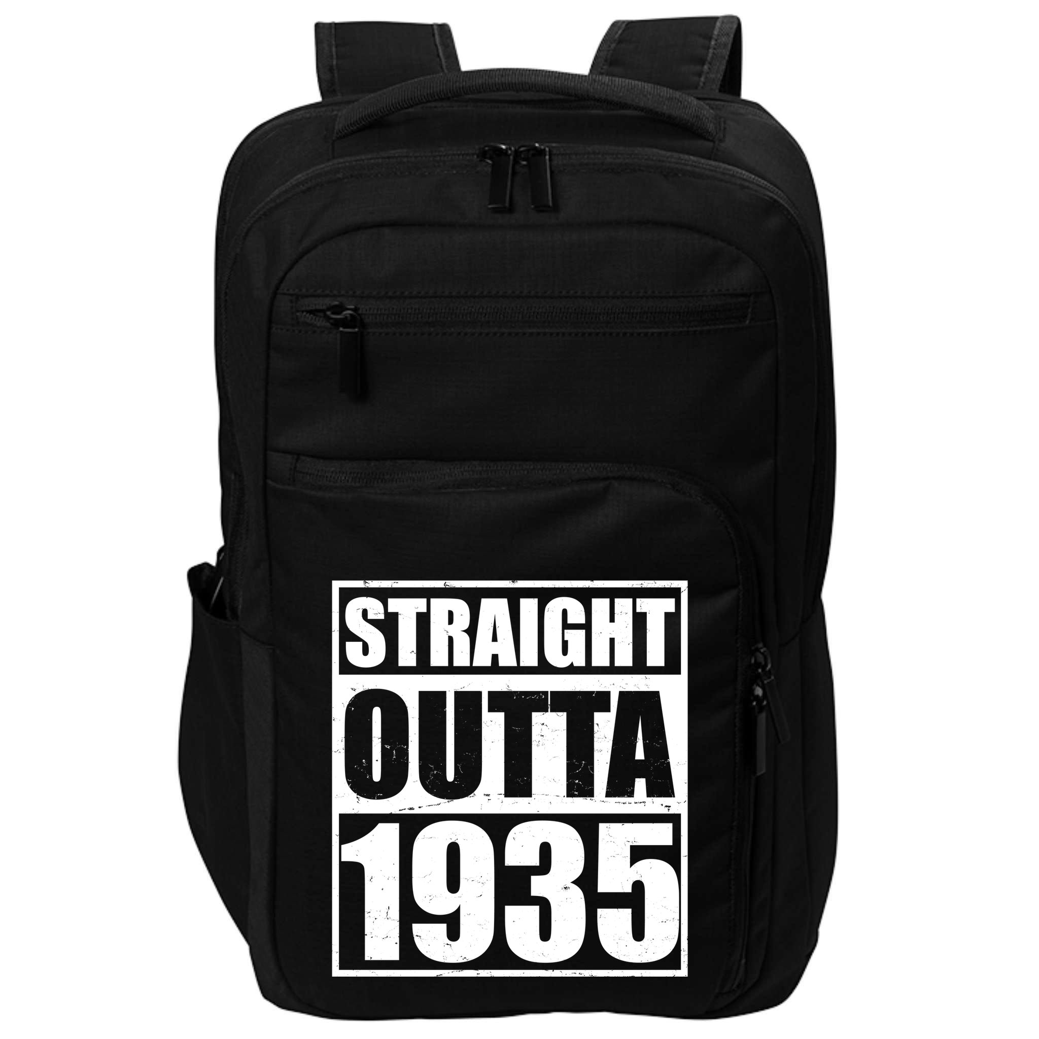 Straight Outta 1935 90th Birthday Impact Tech Backpack