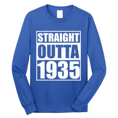 Straight Outta 1935 90th Birthday Long Sleeve Shirt