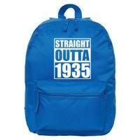 Straight Outta 1935 90th Birthday 16 in Basic Backpack