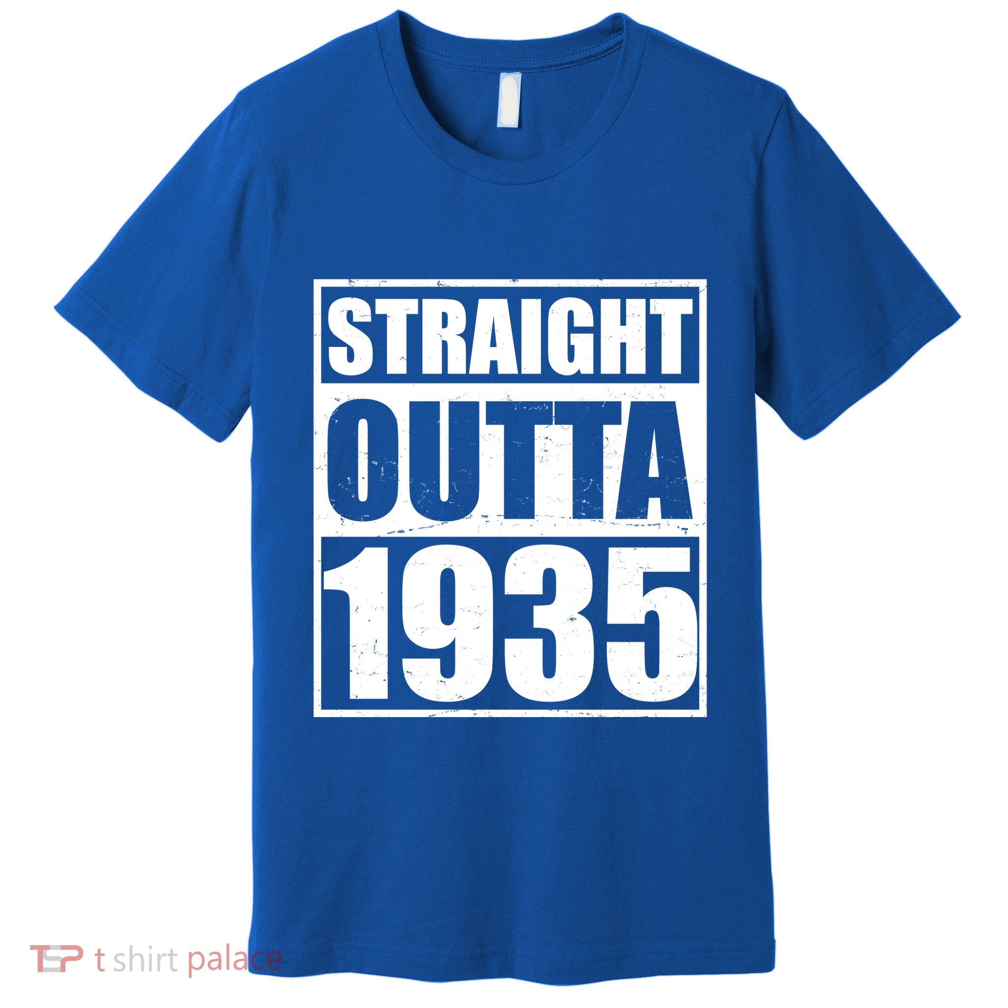 Straight Outta 1935 90th Birthday Premium T-Shirt