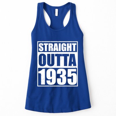 Straight Outta 1935 90th Birthday Womens Tank Top