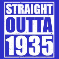 Straight Outta 1935 90th Birthday Baby Bodysuit