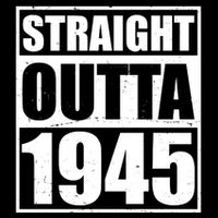 Straight Outta 1945 80th Birthday City Backpack