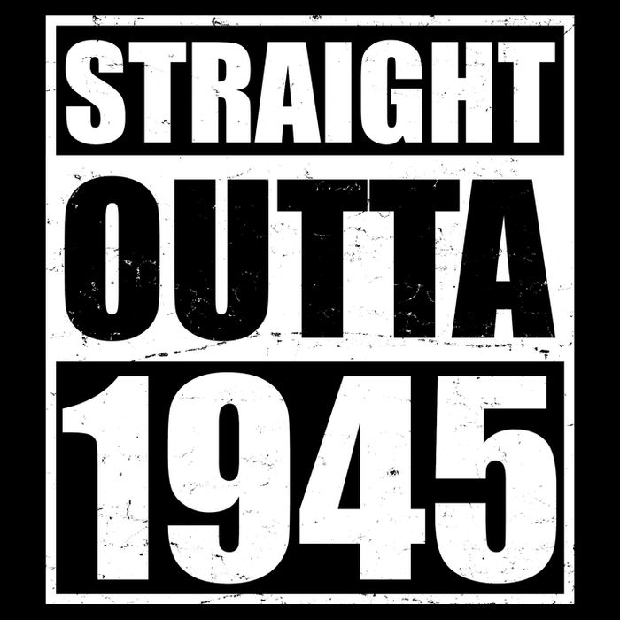 Straight Outta 1945 80th Birthday City Backpack