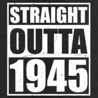 Straight Outta 1945 80th Birthday 11oz C Handle Ceramic Mug