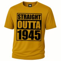 Straight Outta 1945 80th Birthday Cooling Performance Crew T-Shirt