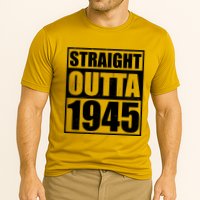 Straight Outta 1945 80th Birthday Cooling Performance Crew T-Shirt