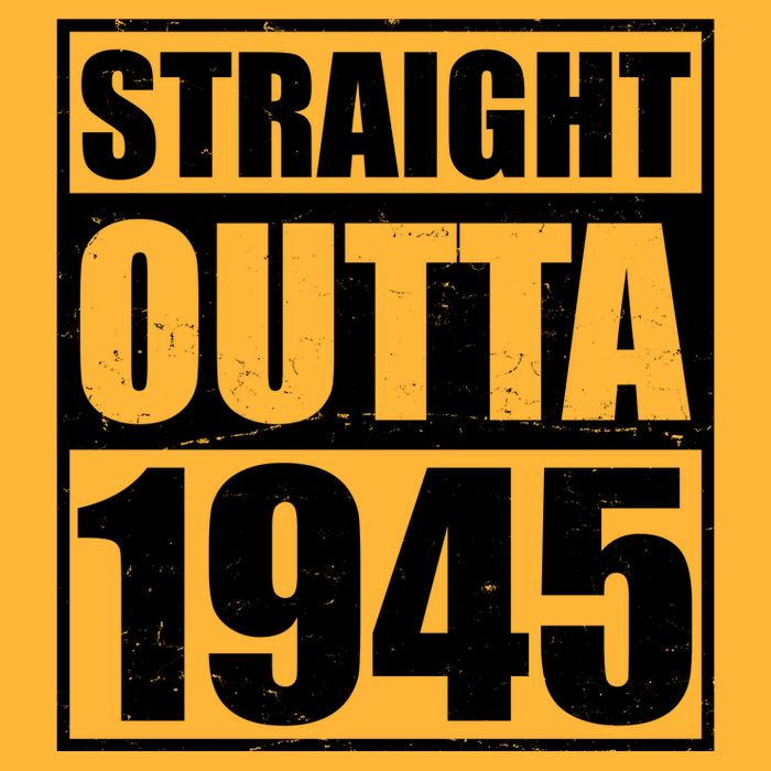 Straight Outta 1945 80th Birthday Cooling Performance Crew T-Shirt