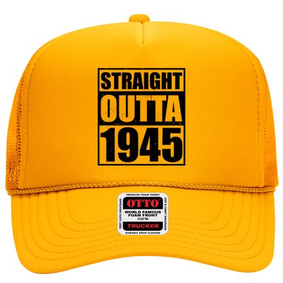 Straight Outta 1945 80th Birthday Trucker Hat