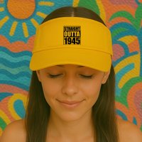 Straight Outta 1945 80th Birthday Visor